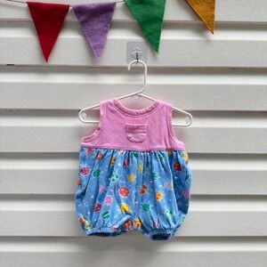 Vintage Class Klub romper with ladybug print